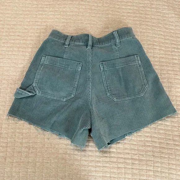PacSun Sky Blue Corduroy Cargo Shorts - Picture 5 of 6